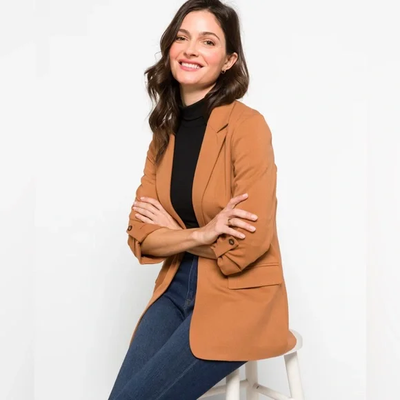 SKIES ARE BLUE Boyfriend Oversized Blazer - L - Picture 4 of 13